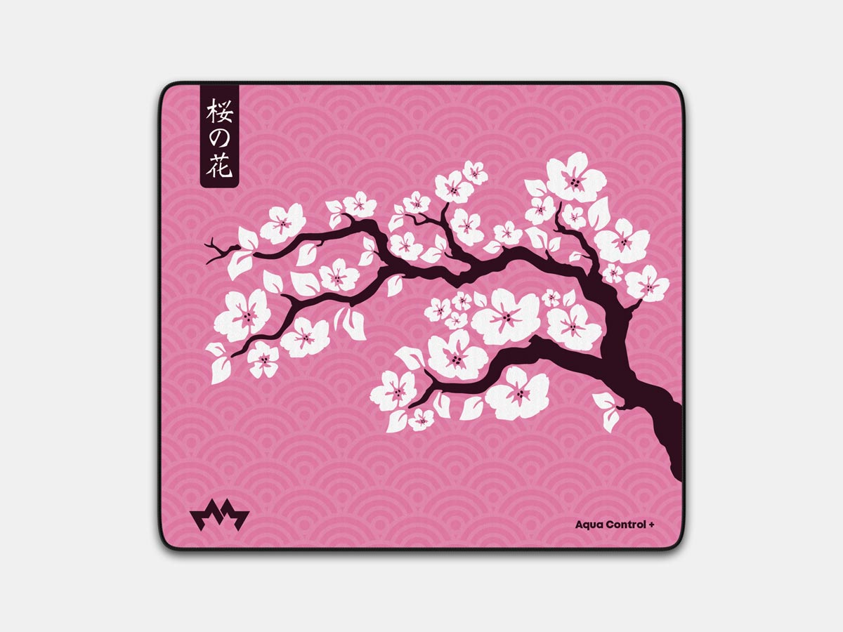 Tapis de Souris 900x400 mm Sakura Flower Design Grand Pad de Souris Rose  allongé Sakura Jeu